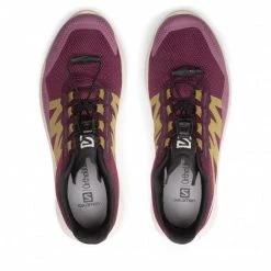 Femme Chaussures SALOMON - Hypulse W 415956 20 W0 Grape Wine/Rainy Day/Green Moss Violet -Salomon Soldes Magasin 05 0000301186335 bs