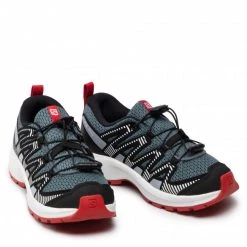 Unisexe Chaussures SALOMON - Xa Pro V8 J 416137 09 W0 Stormy Weather/Zen Blue/Goji Berry Noir, Bleu -Salomon Soldes Magasin 06 0000209987171 st