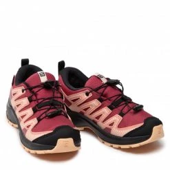 Unisexe Chaussures De Trekking SALOMON - Xa Pro V8 Cswp J 416144 09 W0 Earth Red/Black/Almond Cream Rose -Salomon Soldes Magasin 06 0000209987249 st