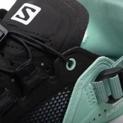 Femme Chaussures De Trekking SALOMON - Tech Amphib 4 W 416131 20 M0 Black/Yucca/Granite Green Noir, Vert -Salomon Soldes Magasin 07 0000209669893 fp