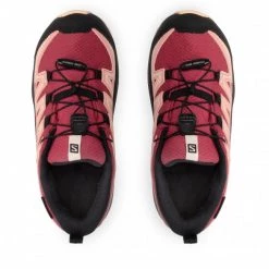 Unisexe Chaussures De Trekking SALOMON - Xa Pro V8 Cswp J 416144 09 W0 Earth Red/Black/Almond Cream Rose -Salomon Soldes Magasin 07 0000209987249 st